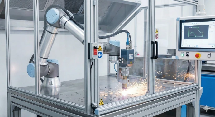 ellule robotisée pour usinage et découpe industrielle sur mesure